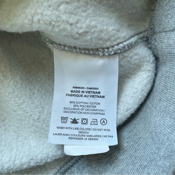 Nike Charleston Crewneck Pullover Sweatshirt Size Medium Gray Grey Sweater - Picture 7 of 7